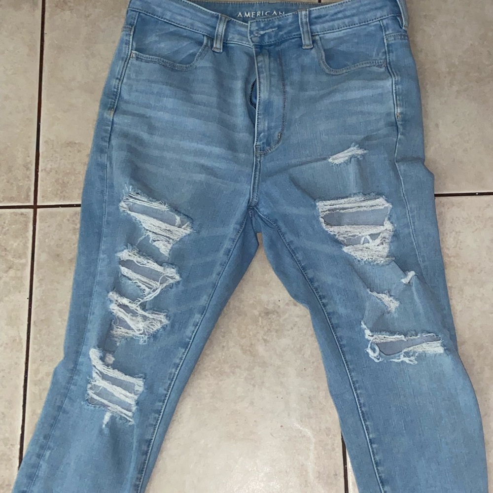 American Eagle highest rise jeggings